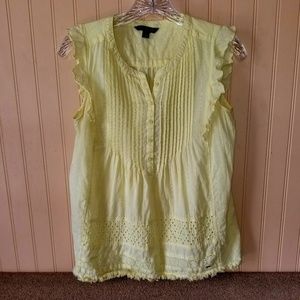 Tommy Hilfiger tank top yellow medium fringe